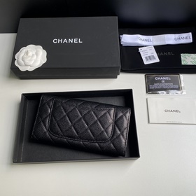 【Высококачественный оригинал】 CHANEL Классический длинный кошеле
