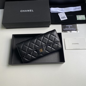 【Высококачественный оригинал】 CHANEL Классический длинный кошеле