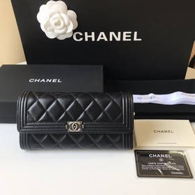 【Высочайшее качество】 [С серийным номером] CHANEL Длинный кошеле