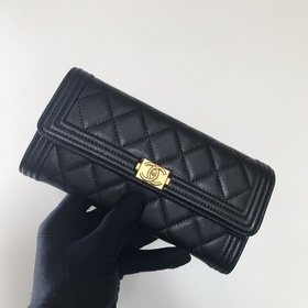 【Высочайшее качество】 [С серийным номером] CHANEL Длинный кошеле