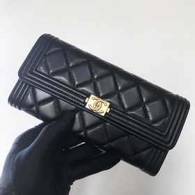【Высочайшее качество】 [С серийным номером] CHANEL Длинный кошеле