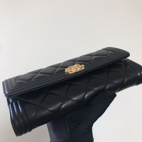 【Высочайшее качество】 [С серийным номером] CHANEL Длинный кошеле