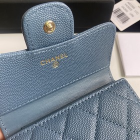 CHANEL Классический короткий кошелек с тремя складками, модель A