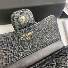 CHANEL Классический короткий кошелек с тремя складками, модель A