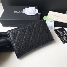【Оригинальное качество】 【Комплектация】 CHANEL. Средний кошелек с