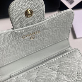 CHANEL Классический короткий кошелек с тремя складками, модель A