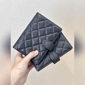 CHANEL 96066 Черный и серебристый Классическая модель с классичес