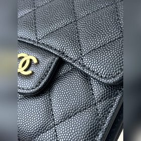 CHANEL 82288 Кожа с узором «икра», верхний слой, четкая текстура,