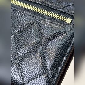 CHANEL 82288 Кожа с узором «икра», верхний слой, четкая текстура,