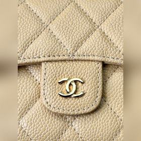 CHANEL 82288 Абрикосовый кавiar CF