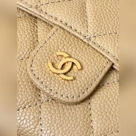 CHANEL 82288 Абрикосовый кавiar CF