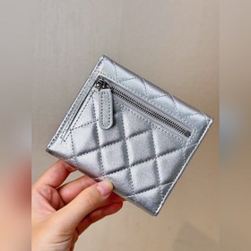 CHANEL 82288 Серебряная кожа CF