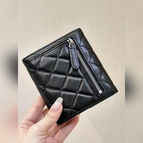 CHANEL 82288 Овечья кожа, черный серебром