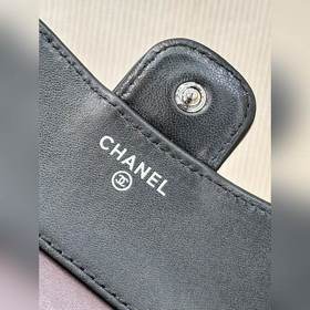 CHANEL 82288 Овечья кожа, черный серебром