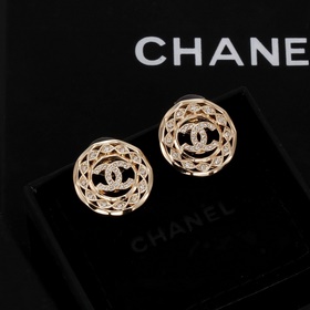 Chanel Серьги-гвоздики, высококачественная индивидуальная изготов