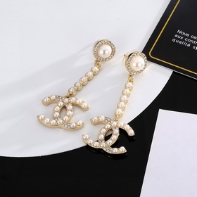 Chanel серьги-гвоздики, высококачественная копия оригинала, изгот