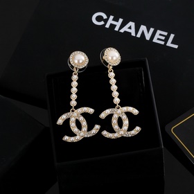 Chanel серьги-гвоздики, высококачественная копия оригинала, изгот