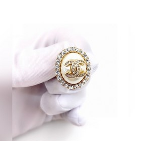 Chanel круглые серьги-гвоздики с жемчужинами, серебро 925 пробы, 