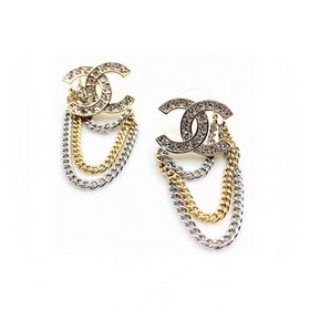 Chanel cc двухцветная кисточка, изготовлена из латуни 130180160