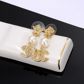 Chanel Звездные серьги-гвоздики, точная копия оригинала, высокока