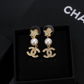 Chanel Звездные серьги-гвоздики, точная копия оригинала, высокока