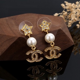 Chanel Звездные серьги-гвоздики, точная копия оригинала, высокока