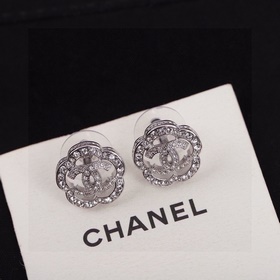 Chanel Камелия Серьги из серебра 925 пробы, высокое качество изго