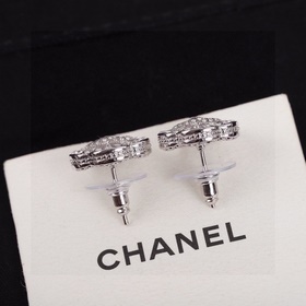Chanel Камелия Серьги из серебра 925 пробы, высокое качество изго