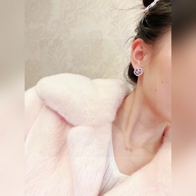 Chanel Камелия Серьги из серебра 925 пробы, высокое качество изго