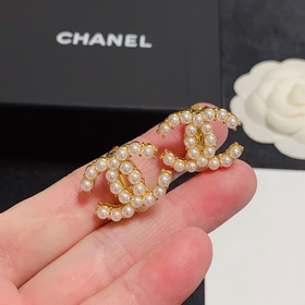 CHANEl маленькие серьги-клипсы в стиле «маленький аромат», не тре