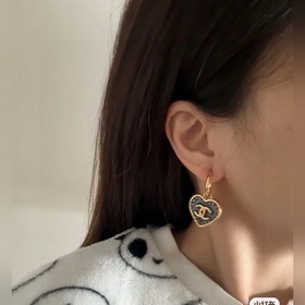 chanel Chanel Маленький Chanel Ретро-джинсовый синий изысканный с