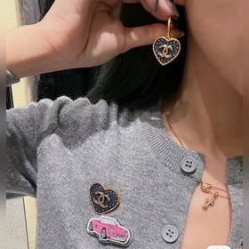 chanel Chanel Маленький Chanel Ретро-джинсовый синий изысканный с