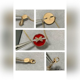 Материал： V-Gold. 5140180 Браслет CHAUMET с перекрещенными кругл