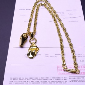 Ожерелье Chrome Hearts, последний тренд, с уникальным дизайном и 