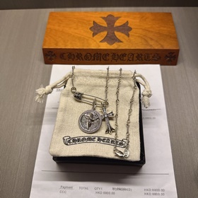 Ожерелье с ретро-брошью Chrome Hearts, последний тренд. Различные