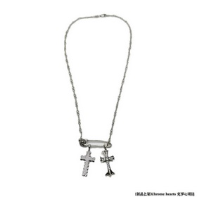 Классическое колье с брошью Chrome Hearts, уникальный дизайн с ра