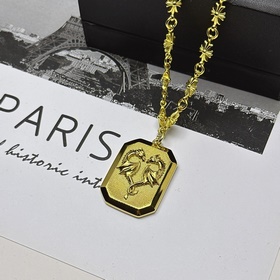 Ожерелье Chrome Hearts с уникальным дизайном и узором, отличающим