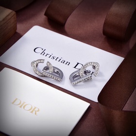 Dior · Диор Новые серьги с буквами в металлическом стиле. Модные 