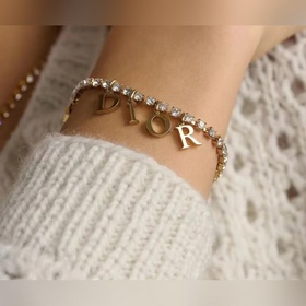 Dior 25 ранней весны, необычайно красивое и сверкающее ожерелье в