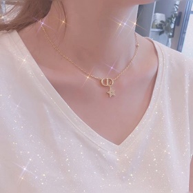 Диамантовое ожерелье DIOR. Высокое качество, точная копия оригина