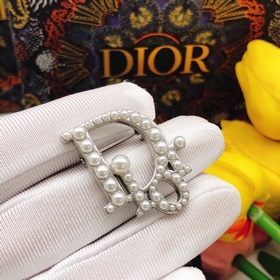 Новая брошь DIOR с буквами DIOR, изготовлена из латуни, высококач