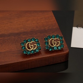 Серьги Gucci из серии Double G с жемчугом и цветными бриллиантами