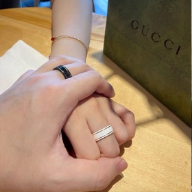 GUCCI Кольцо GUCCI Золотое керамическое обручальное кольцо GUCCI