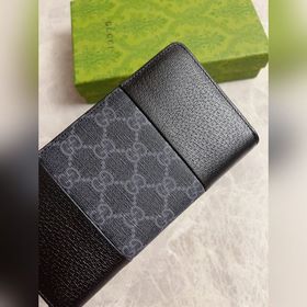 Новейший кожаный кошелек Gucci GG Supreme из высококачественного