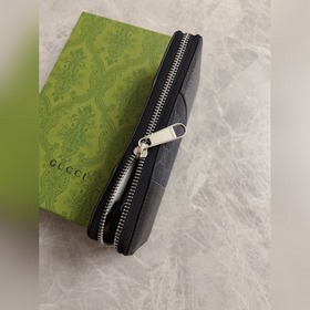 Новейший кожаный кошелек Gucci GG Supreme из высококачественного 