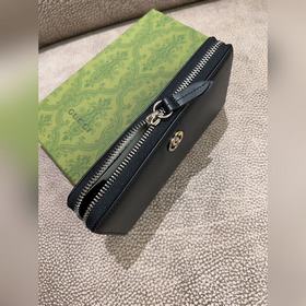Новейший кожаный кошелек Gucci из оригинальной фабрики, украшенны