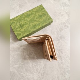 Новейший кожаный кошелек Gucci из натуральной телячьей кожи с дву