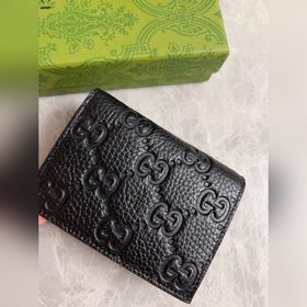Новая серия GG Emblem, сверхмягкий кожаный кошелек/картодержатель