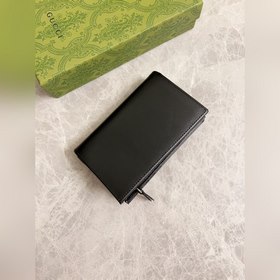 Новейший кожаный кошелек Gucci из натуральной телячьей кожи с дву