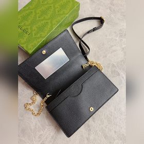 Новая серия GG Emblem с ультрамягким тиснением цвета лайк и цепоч